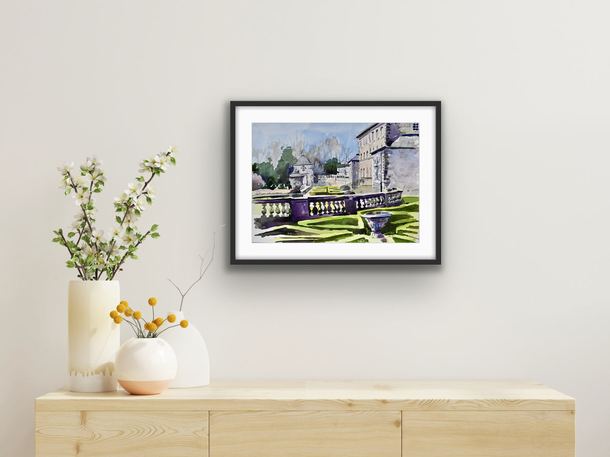 Pollok House, Glasgow | Fine Art Print on Paper | National Trust for Scotland Maze Garden | Jenny Hunter