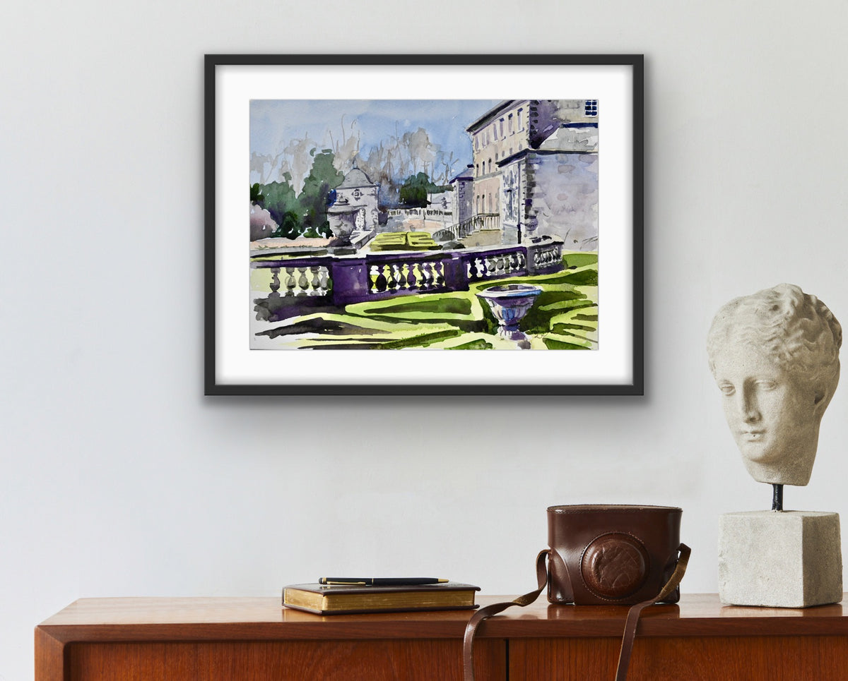 Pollok House, Glasgow | Fine Art Print on Paper | National Trust for Scotland Maze Garden | Jenny Hunter