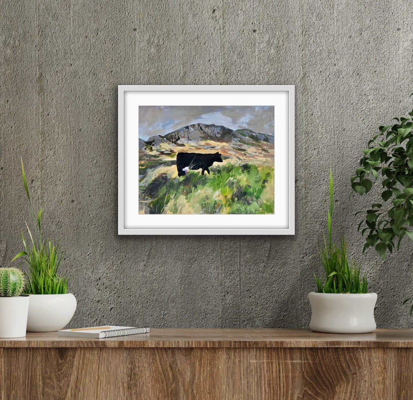 Colonsay Cow, Fine Art Print on Paper