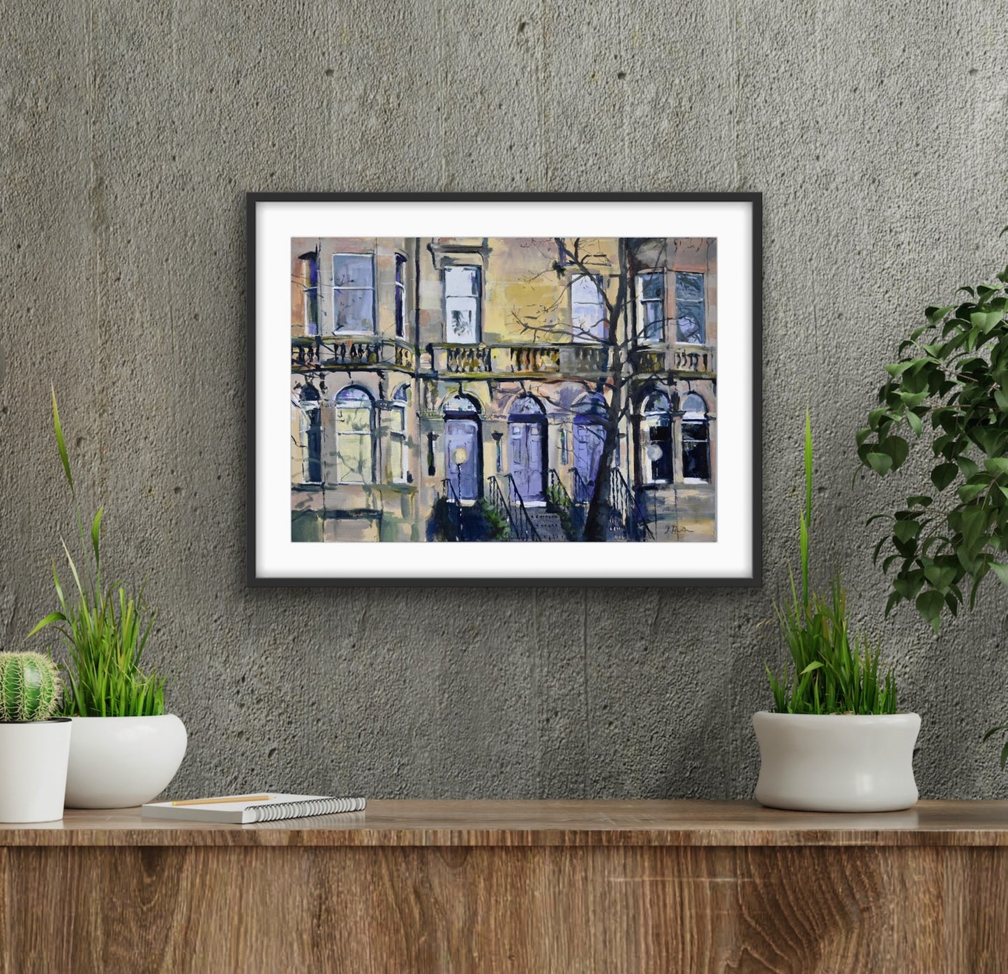 Queens Drive, Glasgow, Fine Art Print on Paper