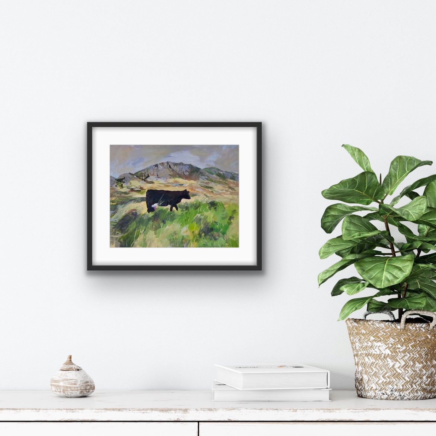 Colonsay Cow, Fine Art Print on Paper