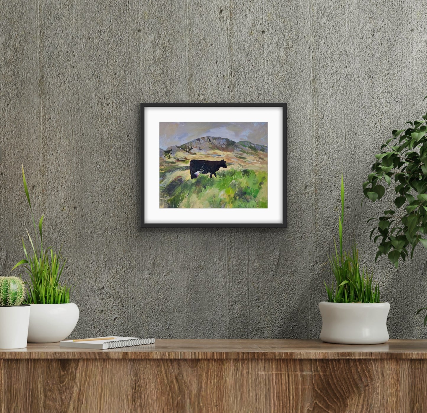 Colonsay Cow, Fine Art Print on Paper