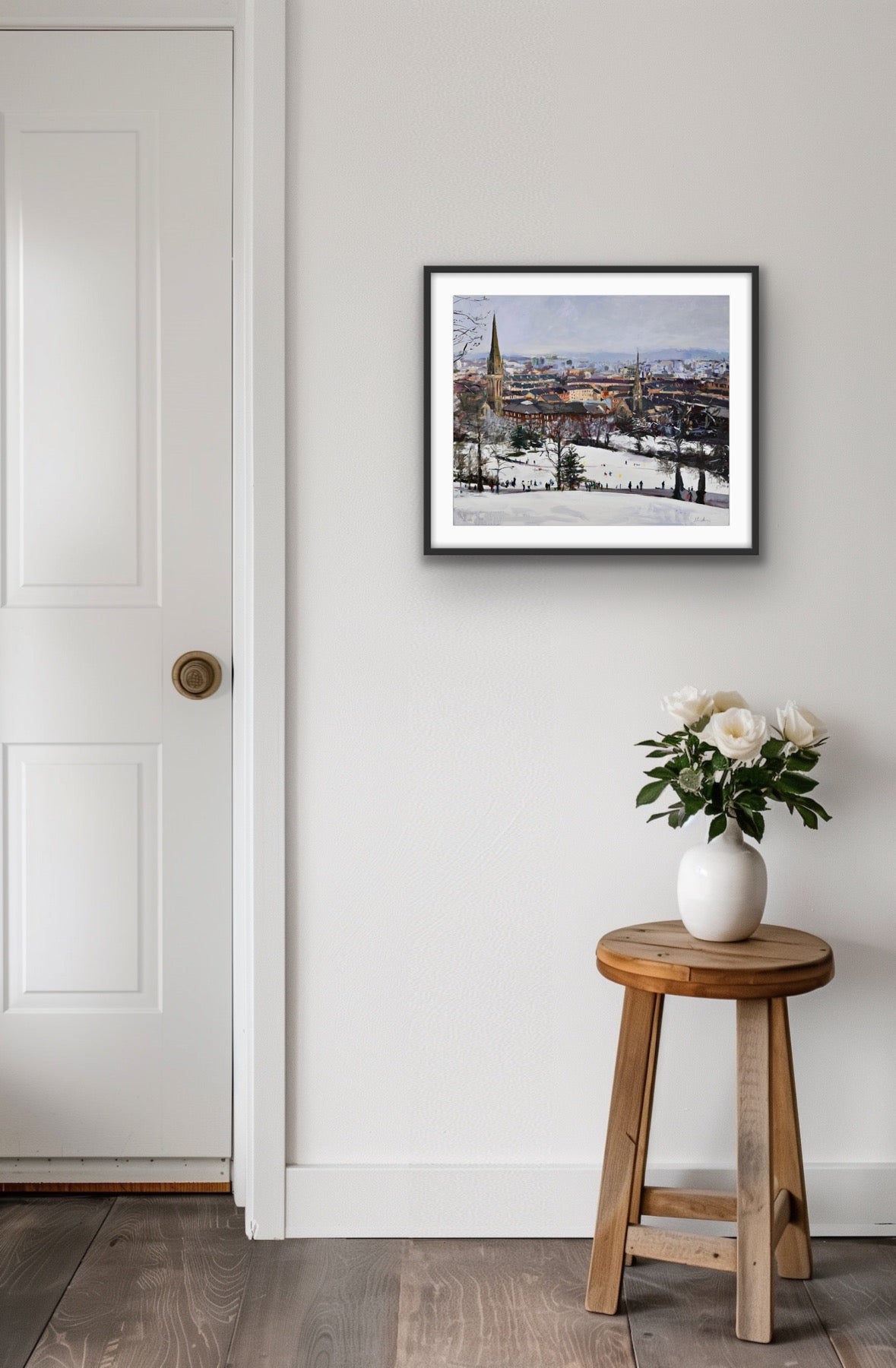 Queens Park In the Snow, Glasgow Park, Fine Art Print