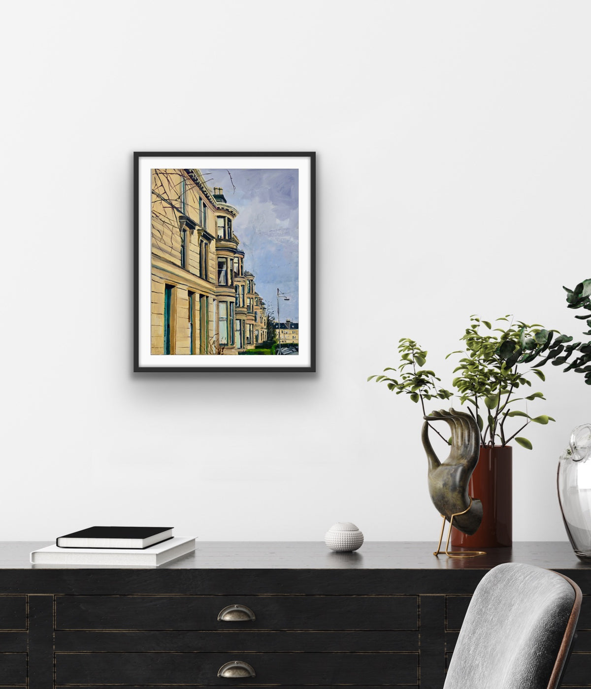 Glencairn Drive, Glasgow, Fine Art Print on Paper