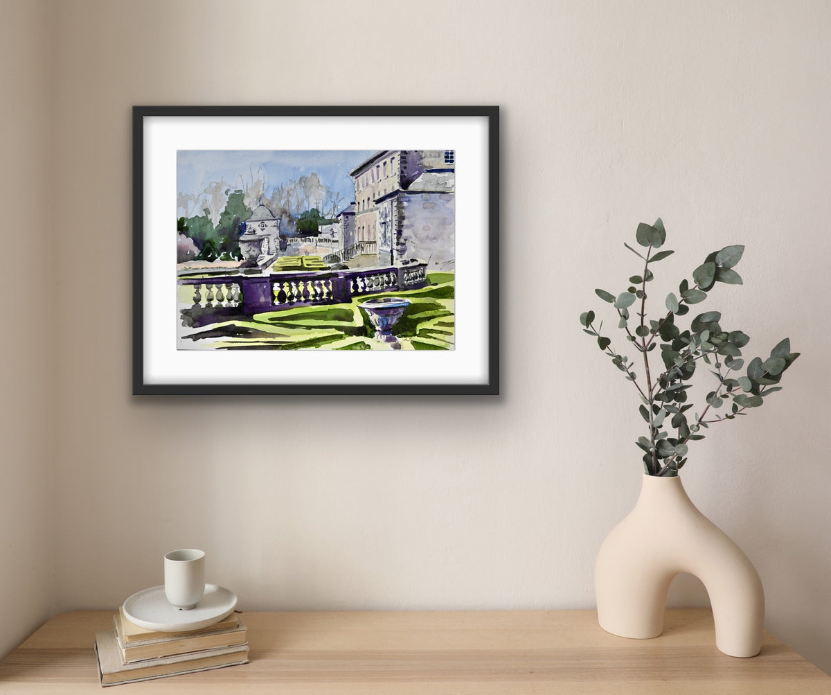 Pollok House, Glasgow | Fine Art Print on Paper | National Trust for Scotland Maze Garden | Jenny Hunter