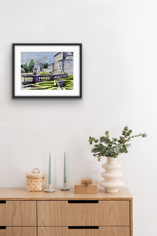 Pollok House, Glasgow | Fine Art Print on Paper | National Trust for Scotland Maze Garden | Jenny Hunter