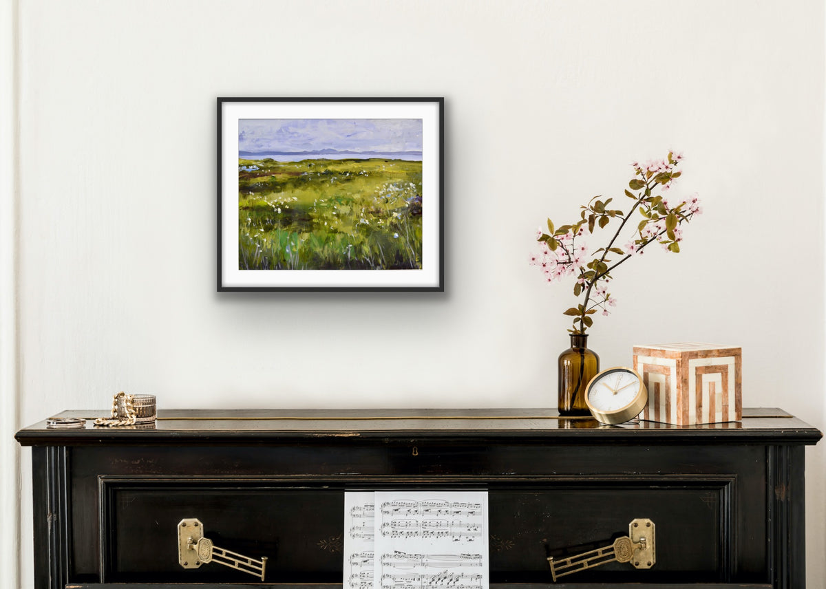 Yellow Machair, Island of Coll | Giclée Fine Art Print on Paper | Hebridean Landscape | Jenny Hunter