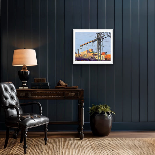 Coming into Central Train Station, Fine Art Print on Paper