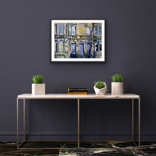 Queens Drive, Glasgow, Fine Art Print on Paper