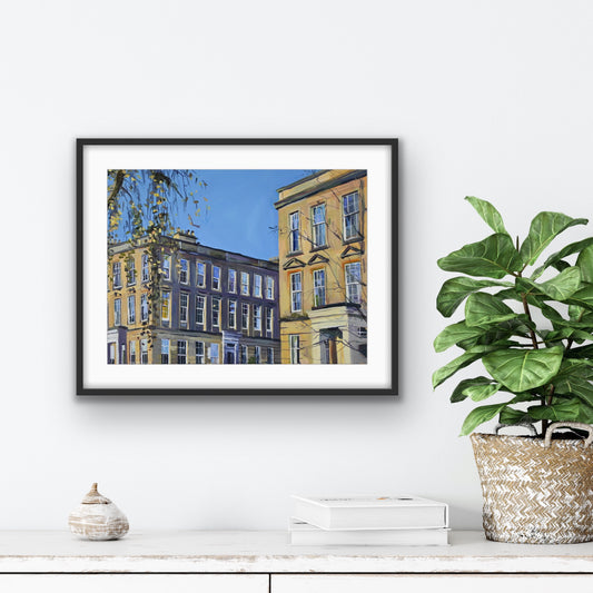 St Vincent Crescent, Finnieston, Glasgow, Fine Art Print on Paper