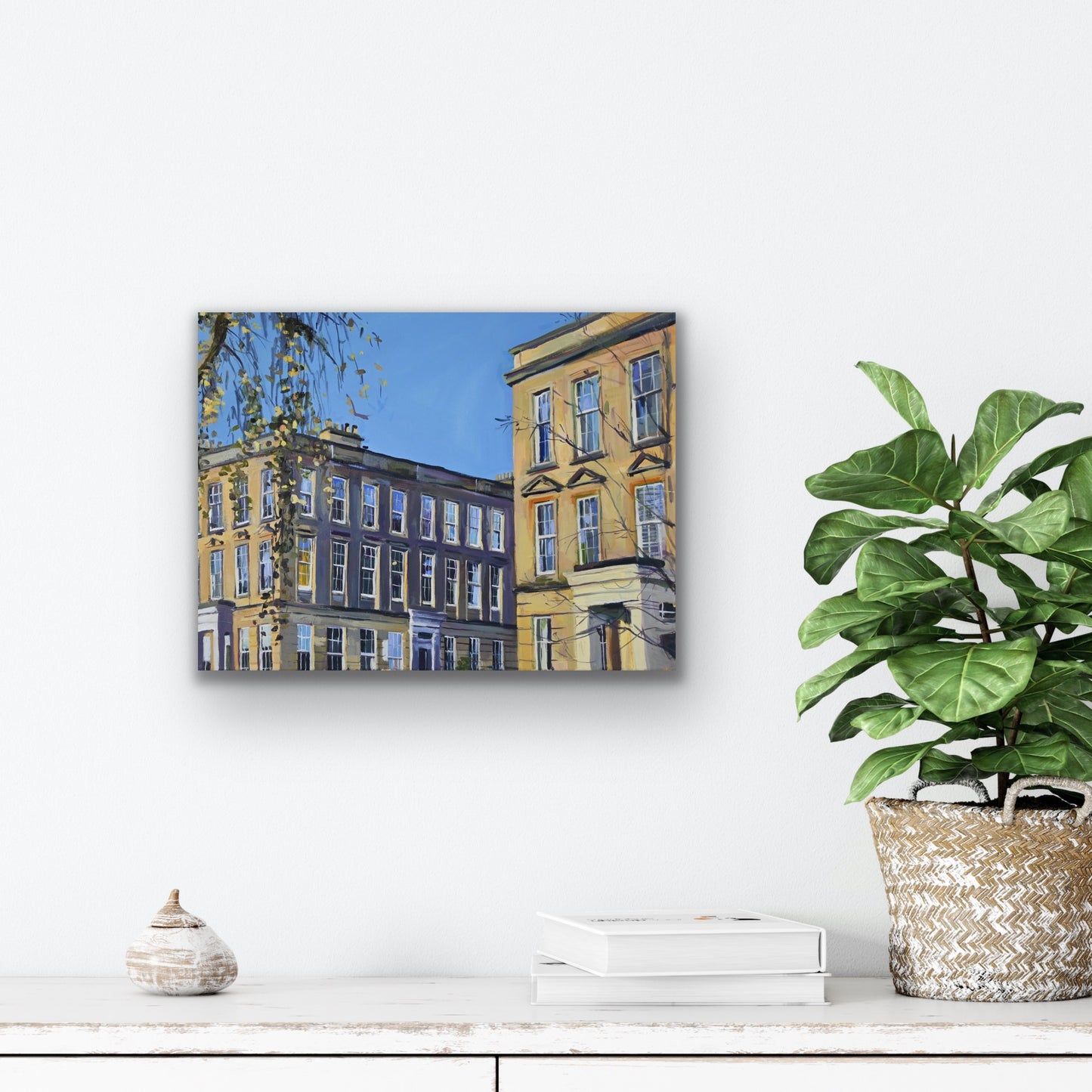 St Vincent Crescent, Finnieston, Glasgow, Fine Art Print on Canvas