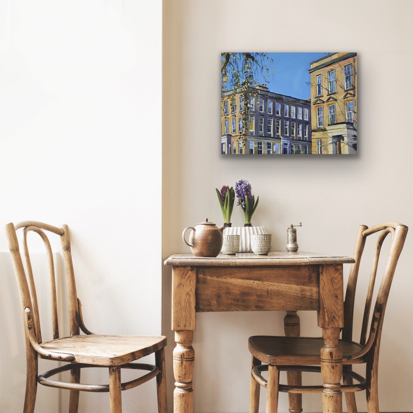 St Vincent Crescent, Finnieston, Glasgow, Fine Art Print on Canvas