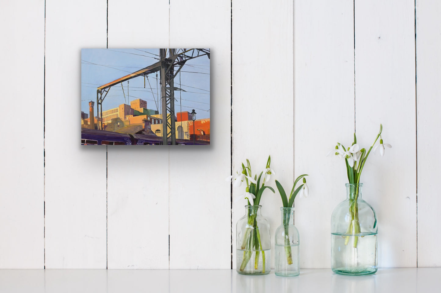 Coming into Central Train Station, Fine Art Canvas Print