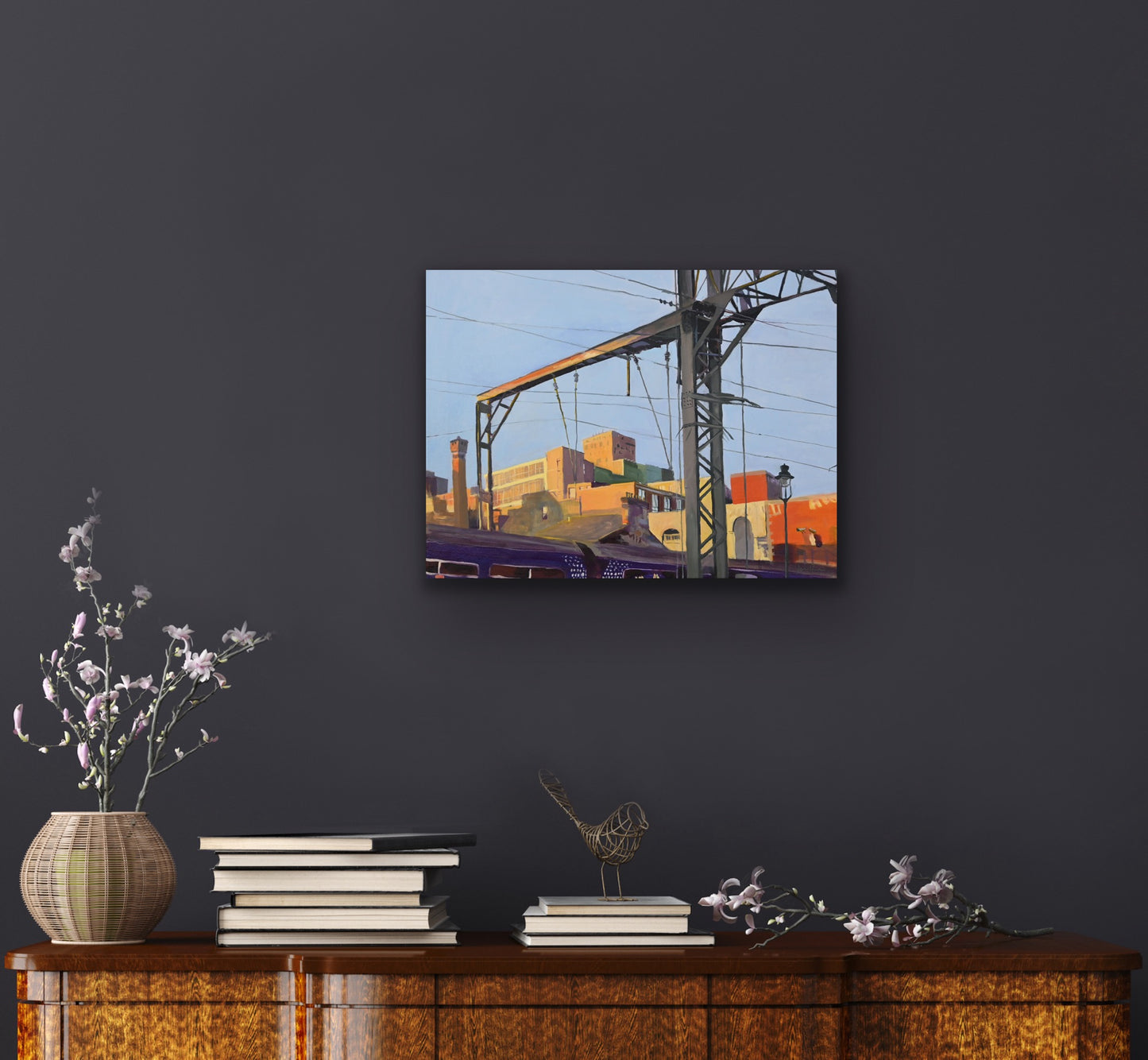 Coming into Central Train Station, Fine Art Canvas Print