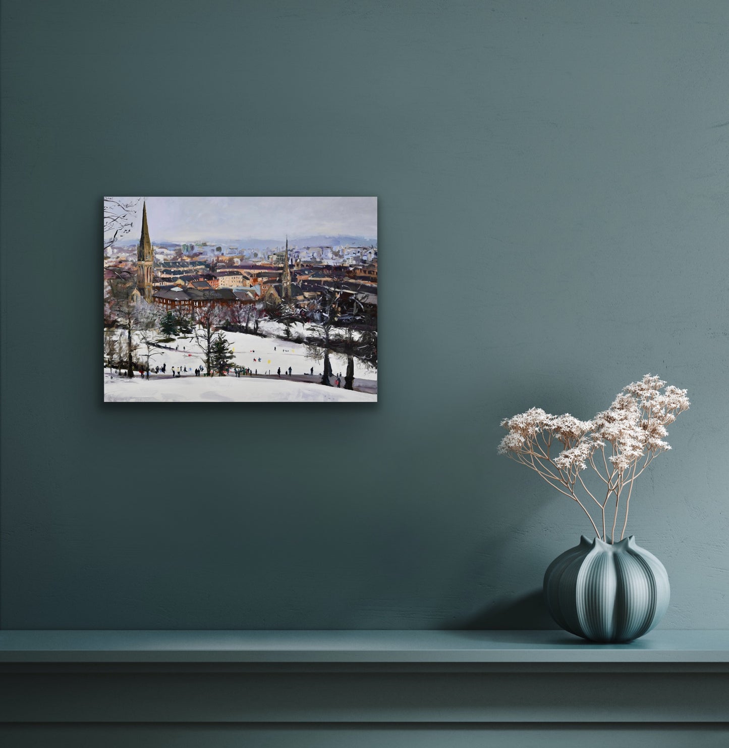 Queens Park In the Snow, Fine Art Canvas Print