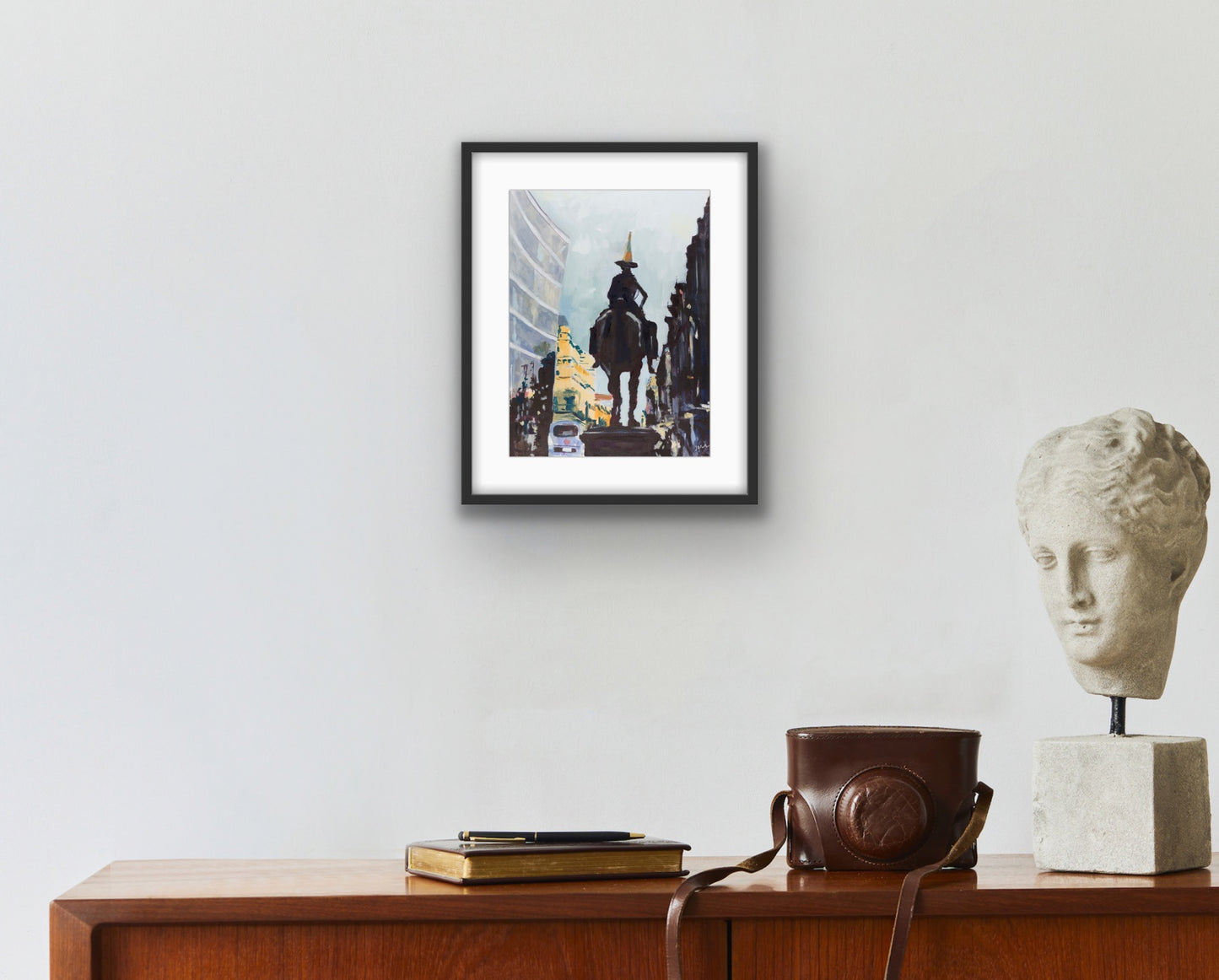 The Duke, Glasgow statue, Fine Art Print on Paper