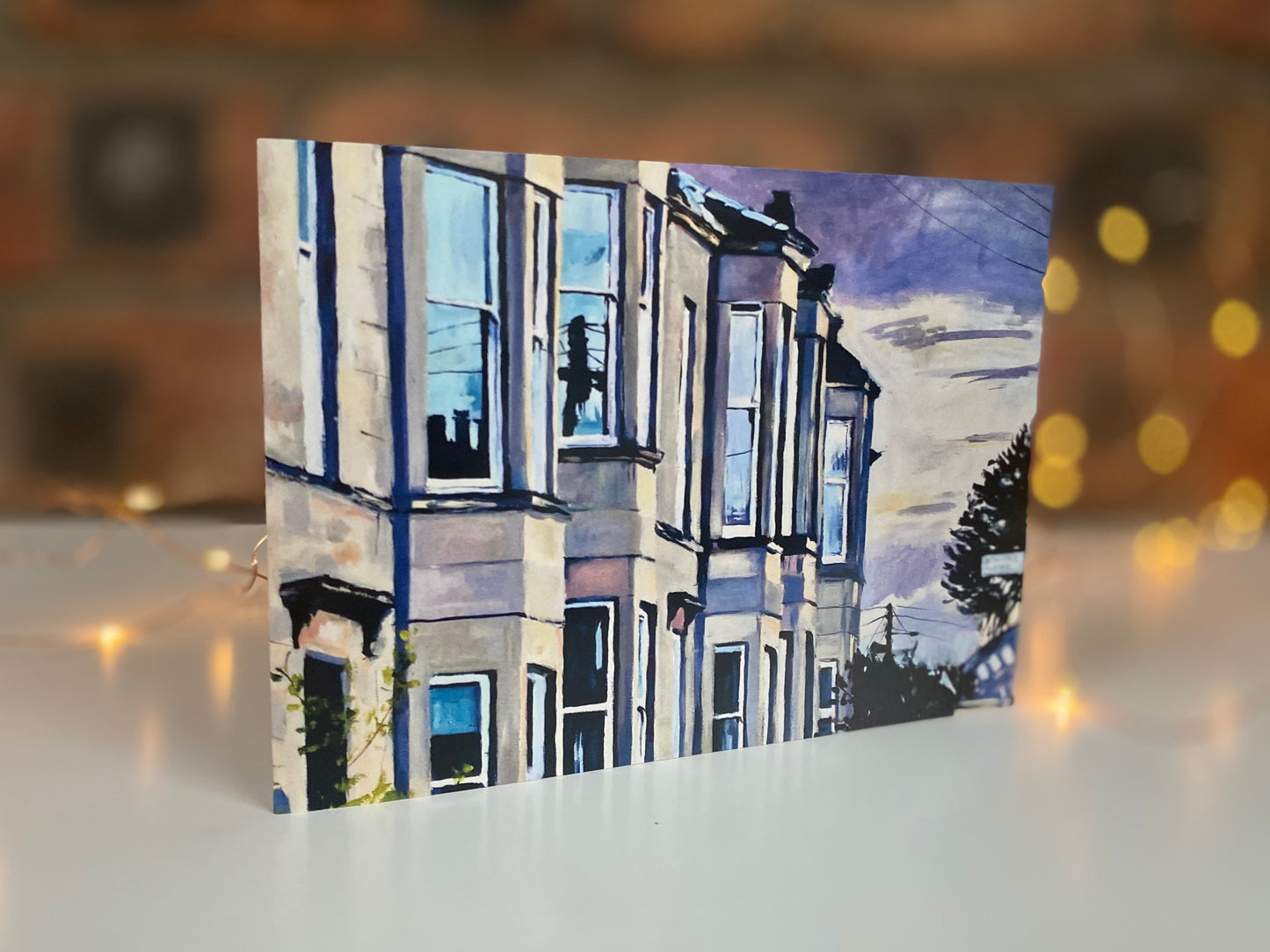 Monkey Puzzle, Glasgow, Greeting Card