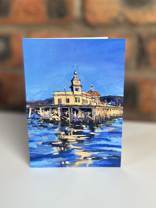 Dunoon Victorian Pier, Greeting Card