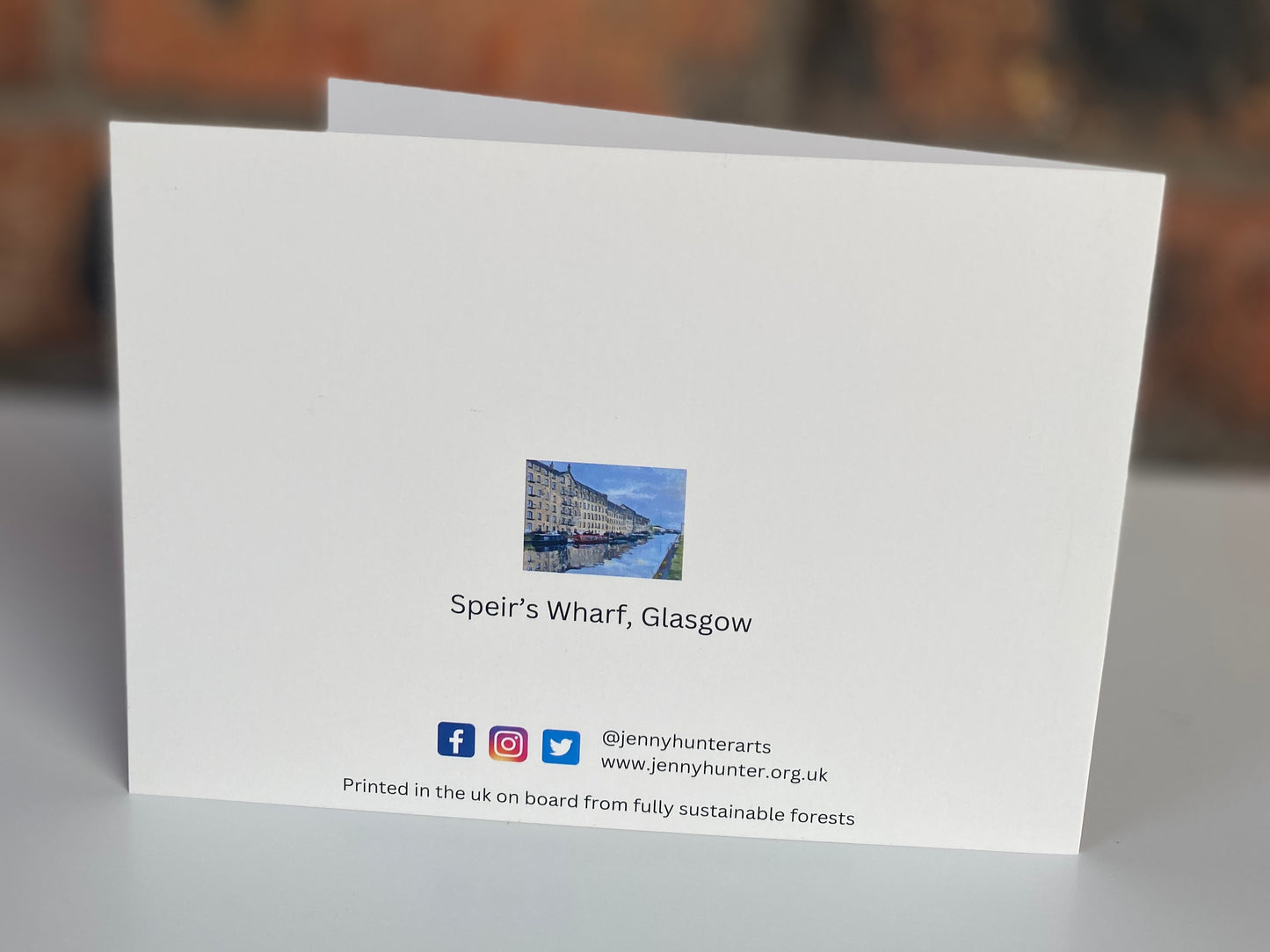 Speir’s Wharf, Glasgow, Greeting Card