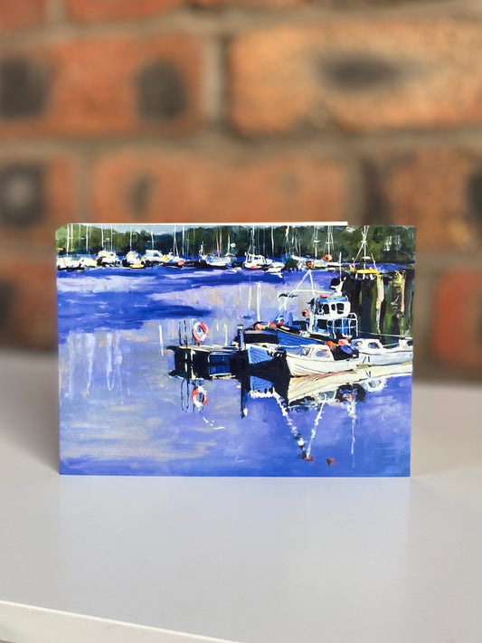 Tarbert Boats, Greeting Card