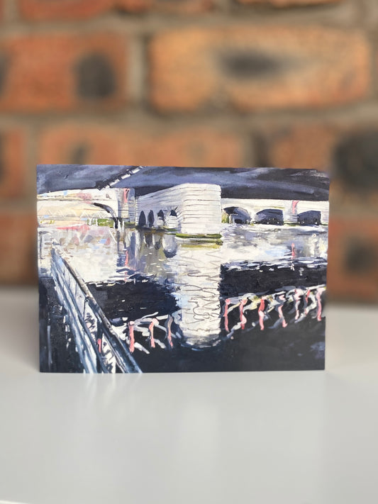 Under The Bridge, Glasgow, Greetings Card