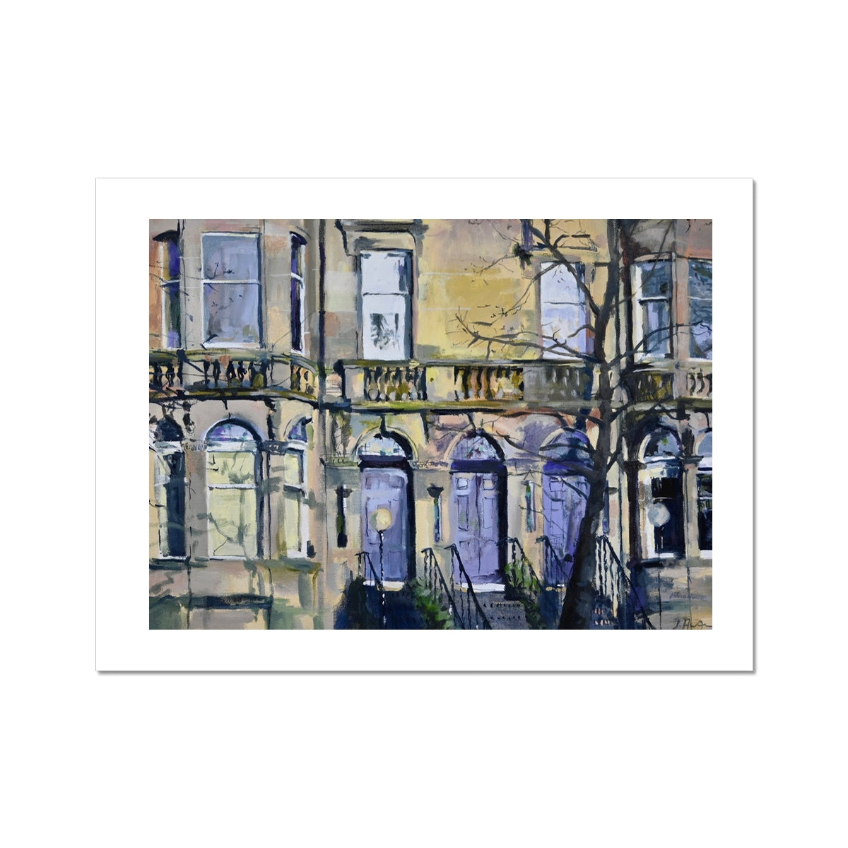 Queens Drive, Glasgow, Fine Art Print on Paper