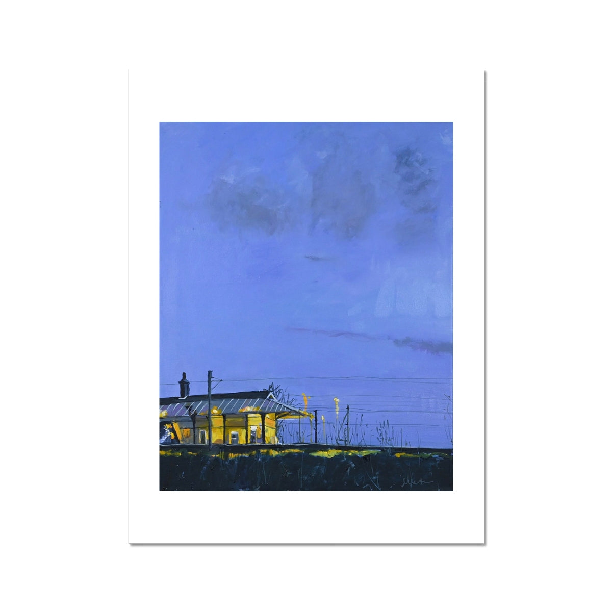 Cathcart Train Station Glasgow, Fine Art Print on Paper