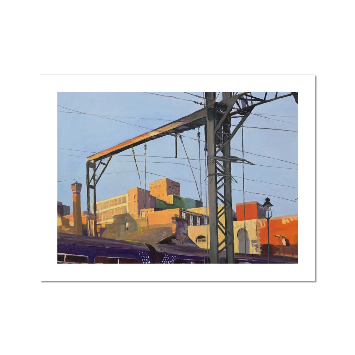 Coming into Central Train Station, Fine Art Print on Paper