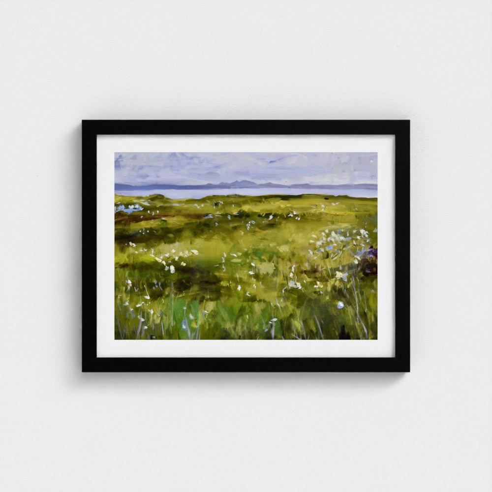 Yellow Machair, Island of Coll | Giclée Fine Art Print on Paper | Hebridean Landscape | Jenny Hunter