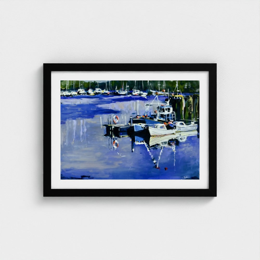 Tarbert Boats, Loch Fyne, West Coast Scotland | Fine Art Print on Paper | Fishing Village Harbour | Jenny Hunter