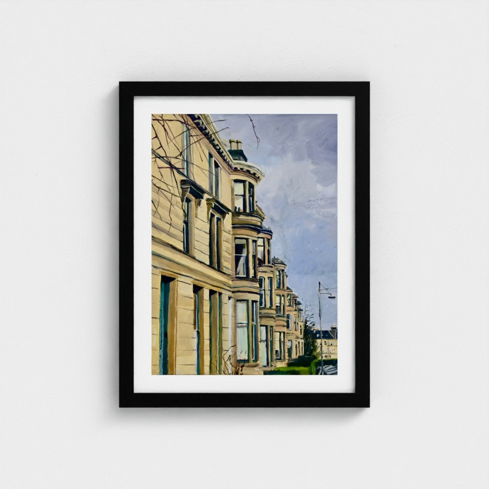 Glencairn Drive, Glasgow, Fine Art Print on Paper