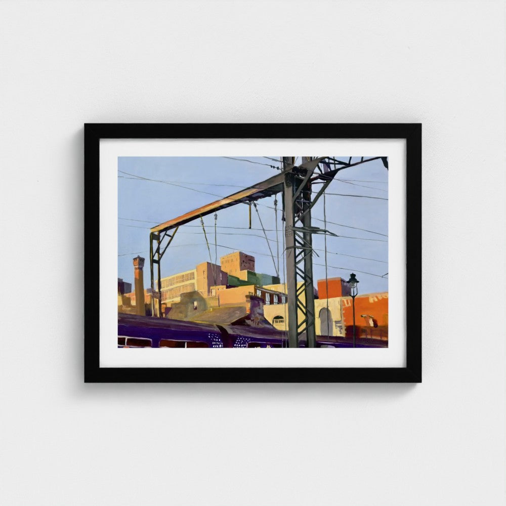 Coming into Central Train Station, Fine Art Print on Paper