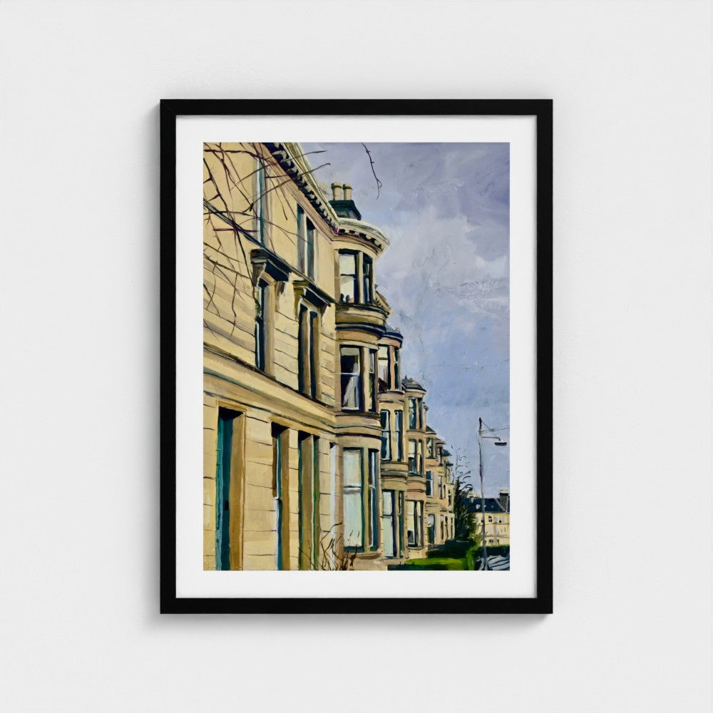 Glencairn Drive, Glasgow, Fine Art Print on Paper