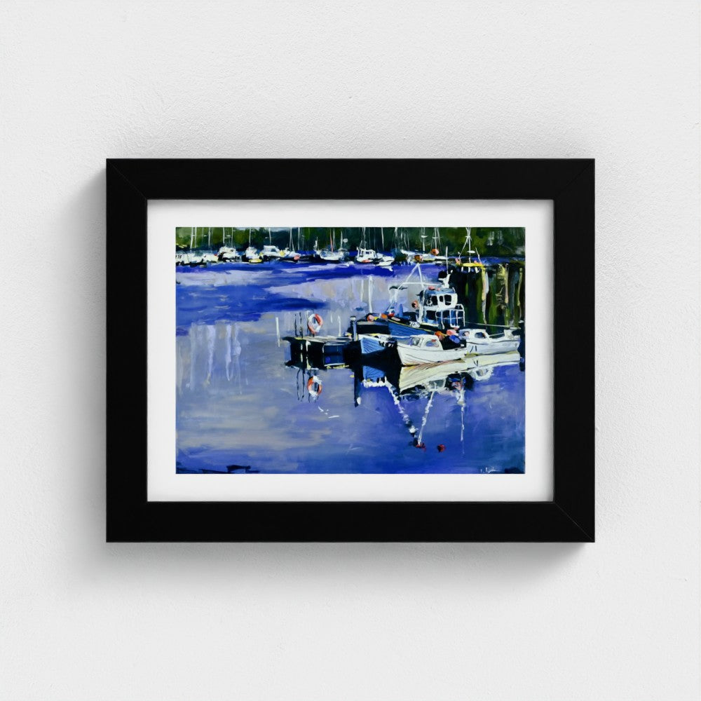 Tarbert Boats, Loch Fyne, West Coast Scotland | Fine Art Print on Paper | Fishing Village Harbour | Jenny Hunter