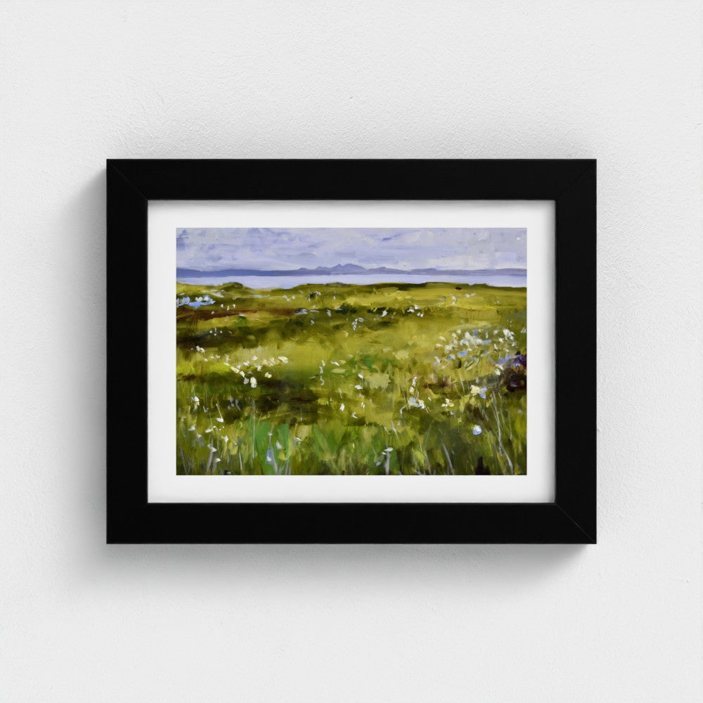 Yellow Machair, Island of Coll | Giclée Fine Art Print on Paper | Hebridean Landscape | Jenny Hunter