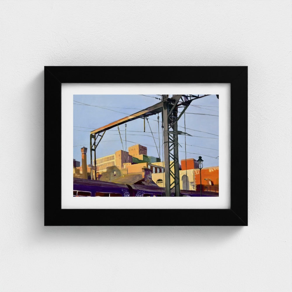Coming into Central Train Station, Fine Art Print on Paper
