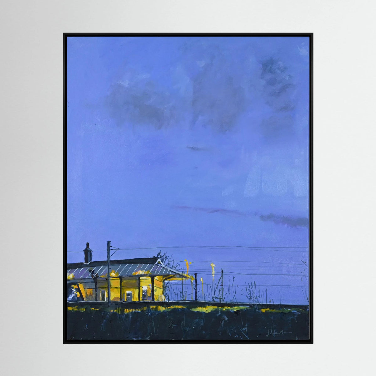 Cathcart Train Station, Glasgow, Fine Art Print on Canvas