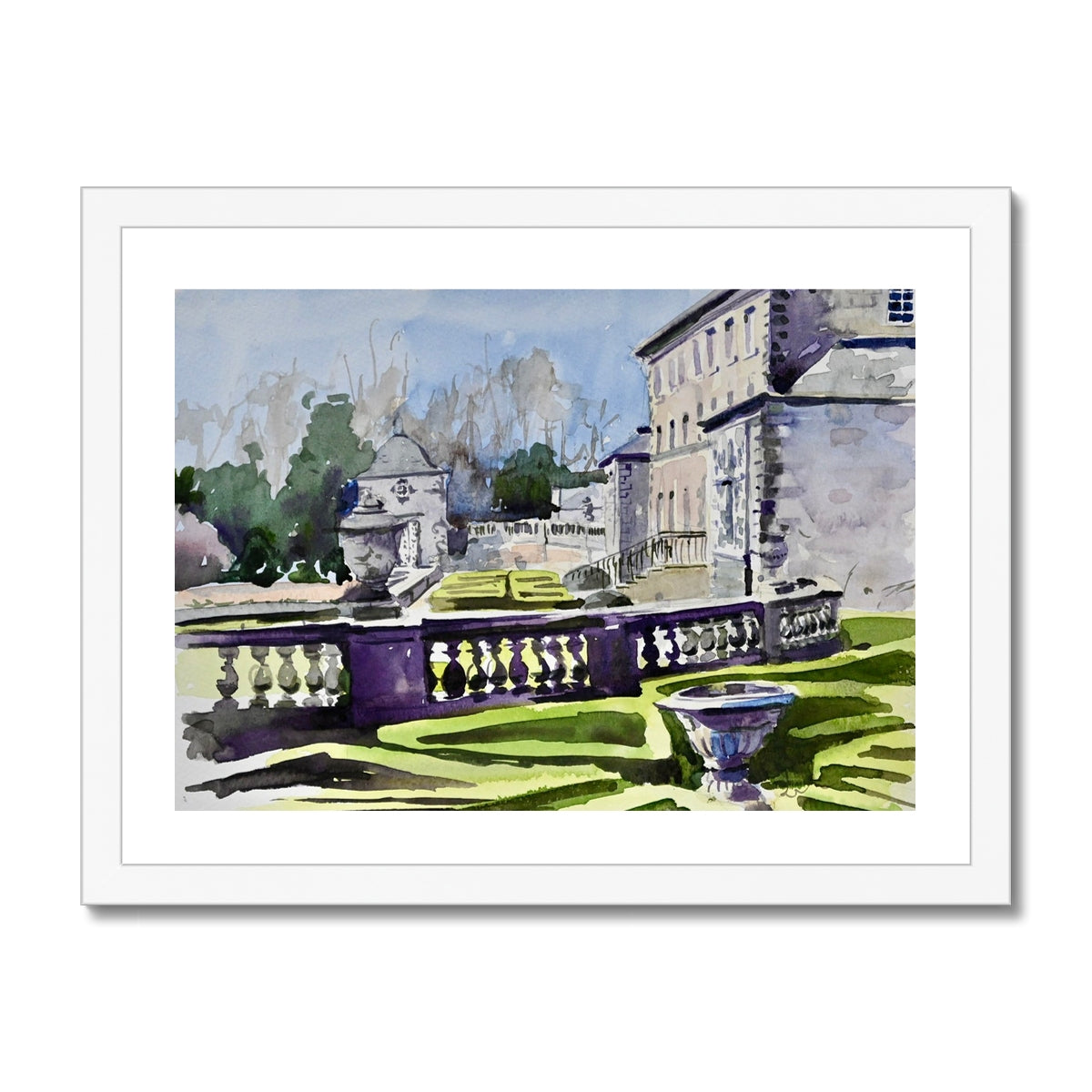 Pollok House and Garden Framed Print