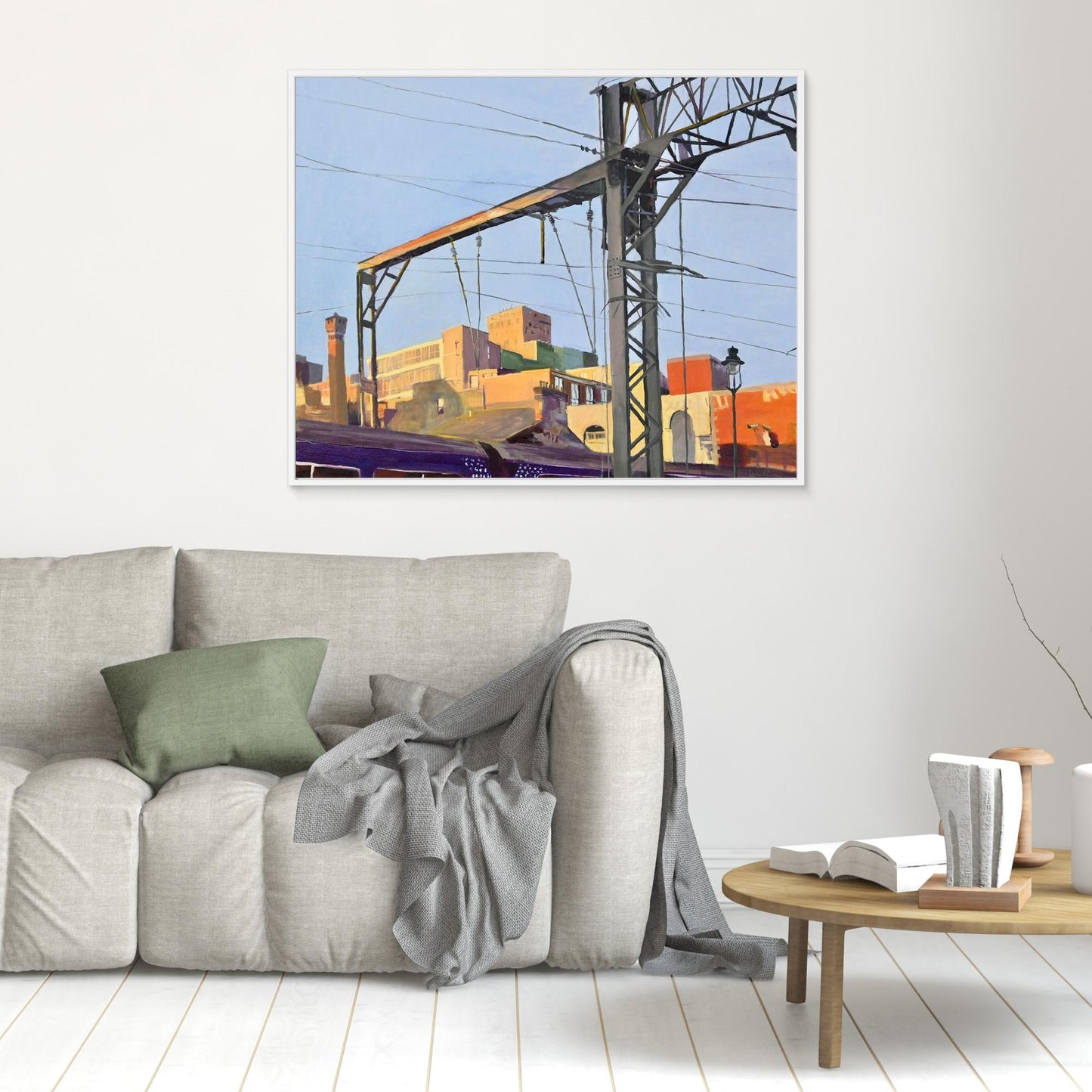 Coming into Central Train Station, Fine Art Canvas Print
