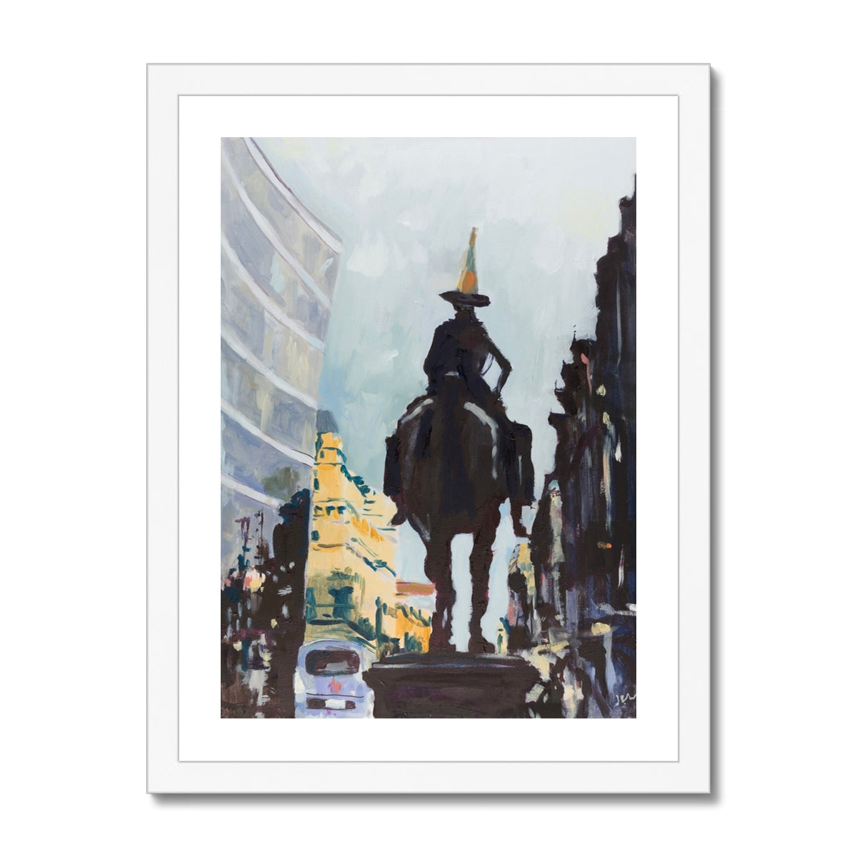 The Duke, Glasgow statue, Fine Art Print on Paper