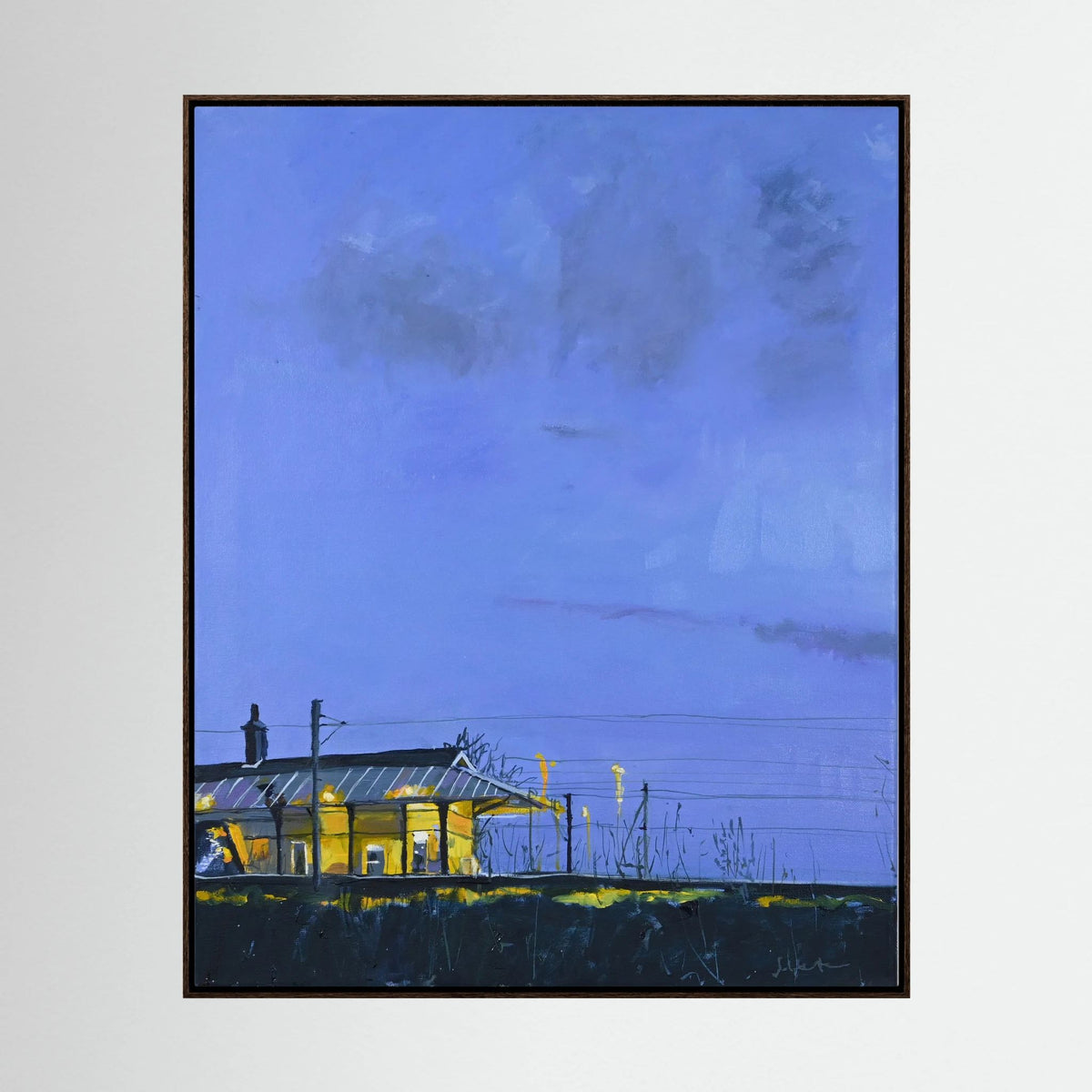 Cathcart Train Station, Glasgow, Fine Art Print on Canvas