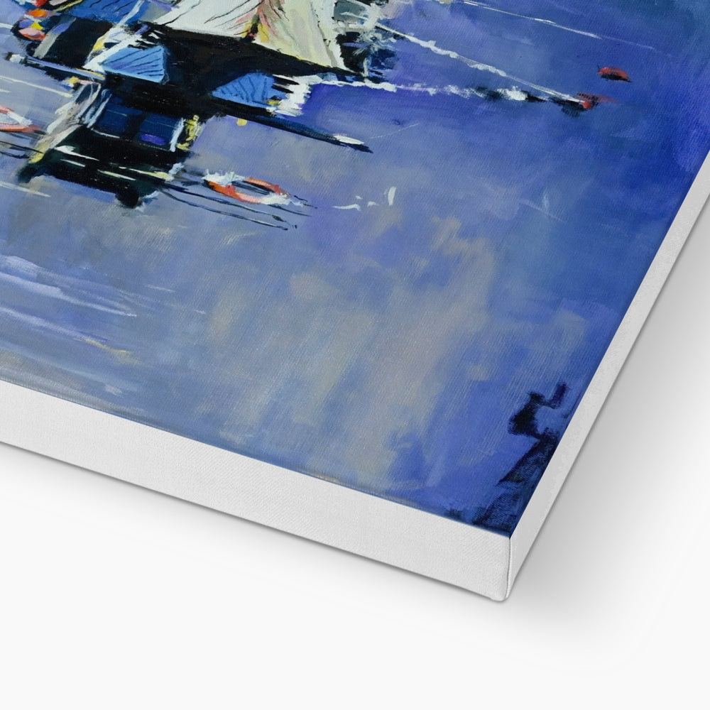 Tarbert Boats, West Coast Scotland, Fine Art Print on Canvas