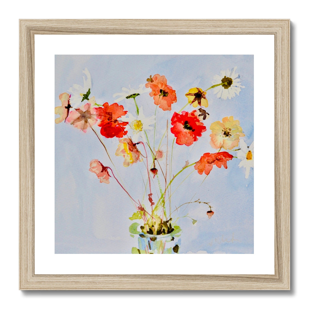 Wild Flowers, Fine Art Print on Paper