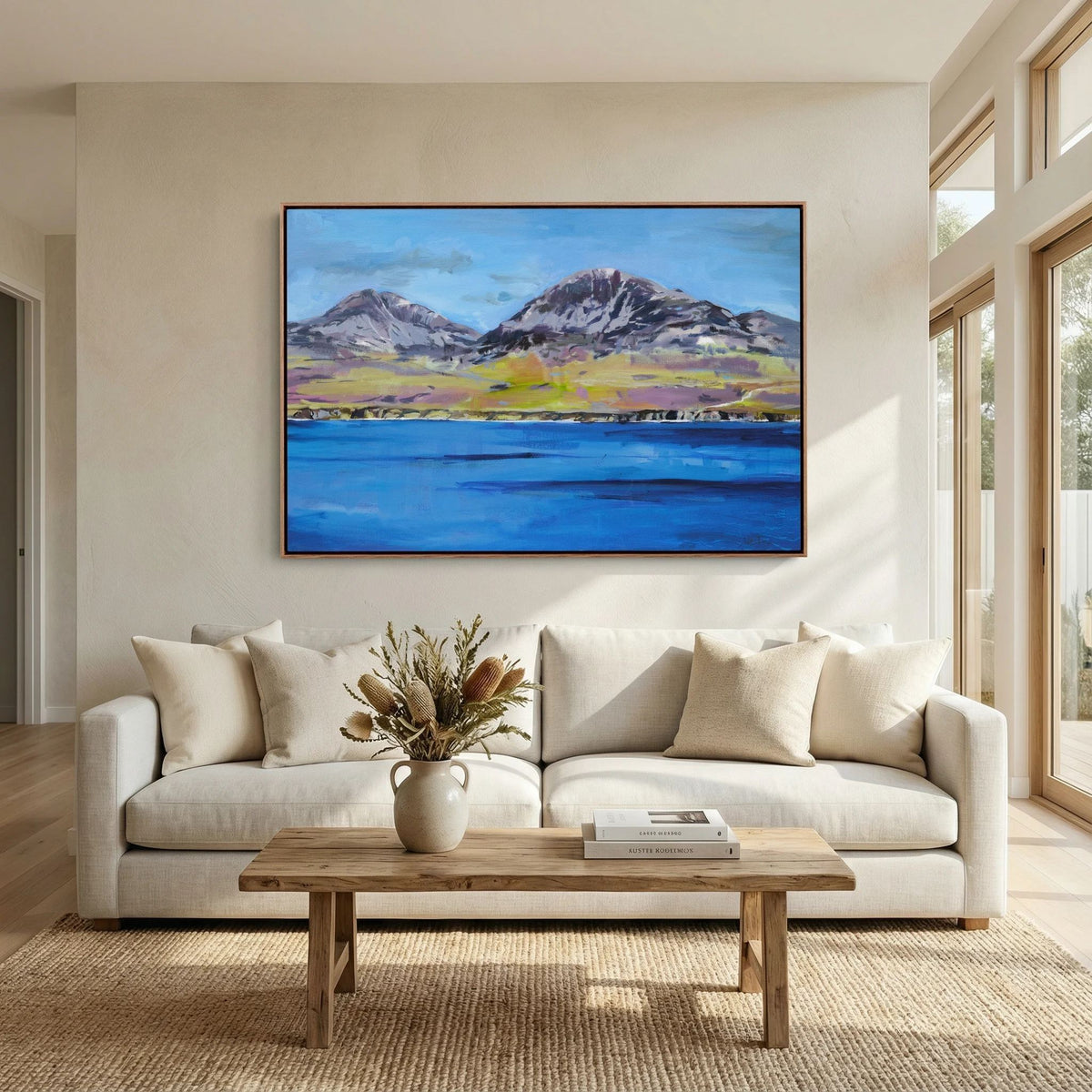 The Paps of Jura, Islay, Fine Art Print on Canvas