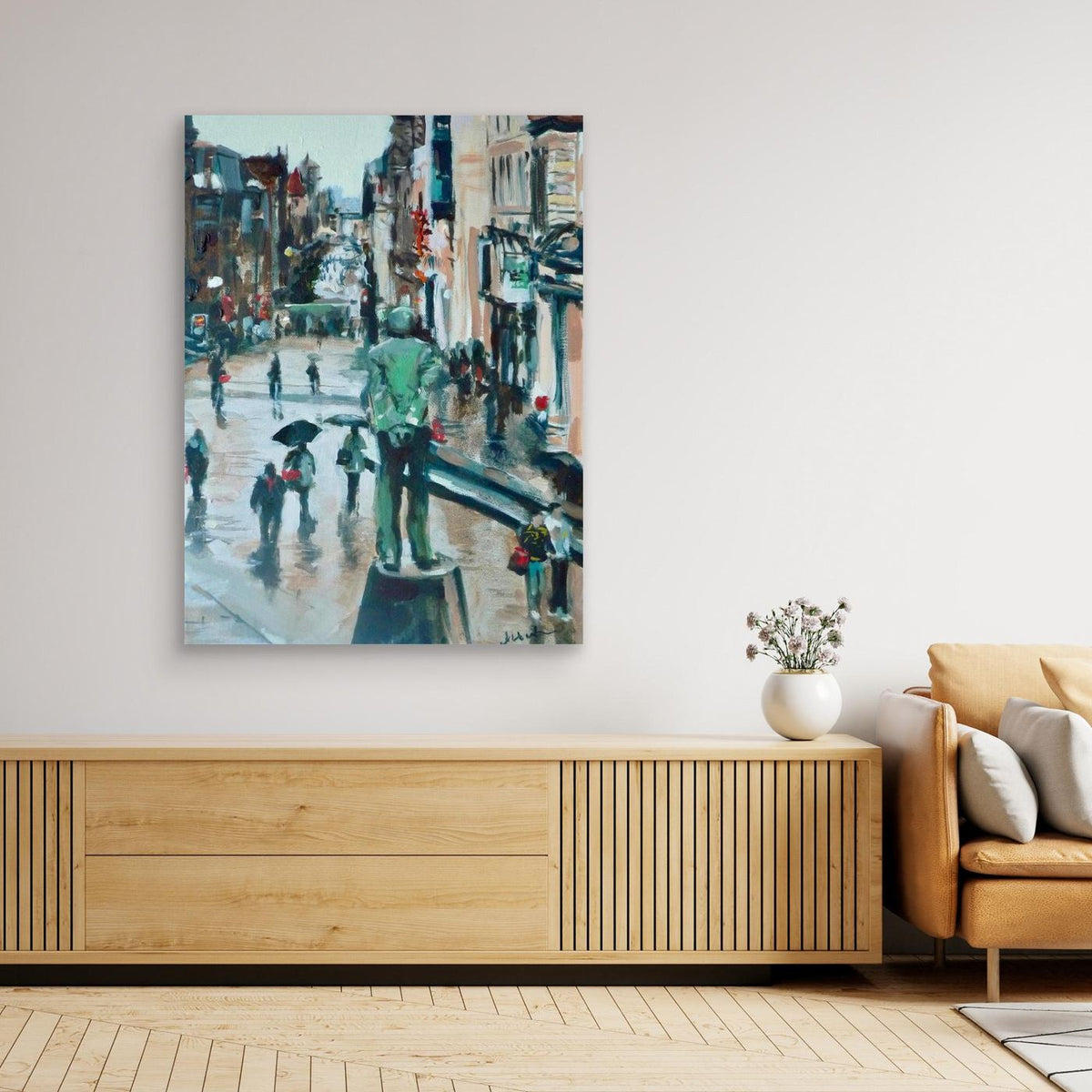  Donald Dewar, Glasgow, Fine Art Print on Canvas 