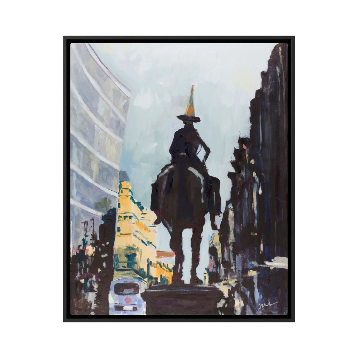 The Duke, Glasgow | Fine Art Print on Paper | Duke of Wellington Statue, Royal Exchange Square