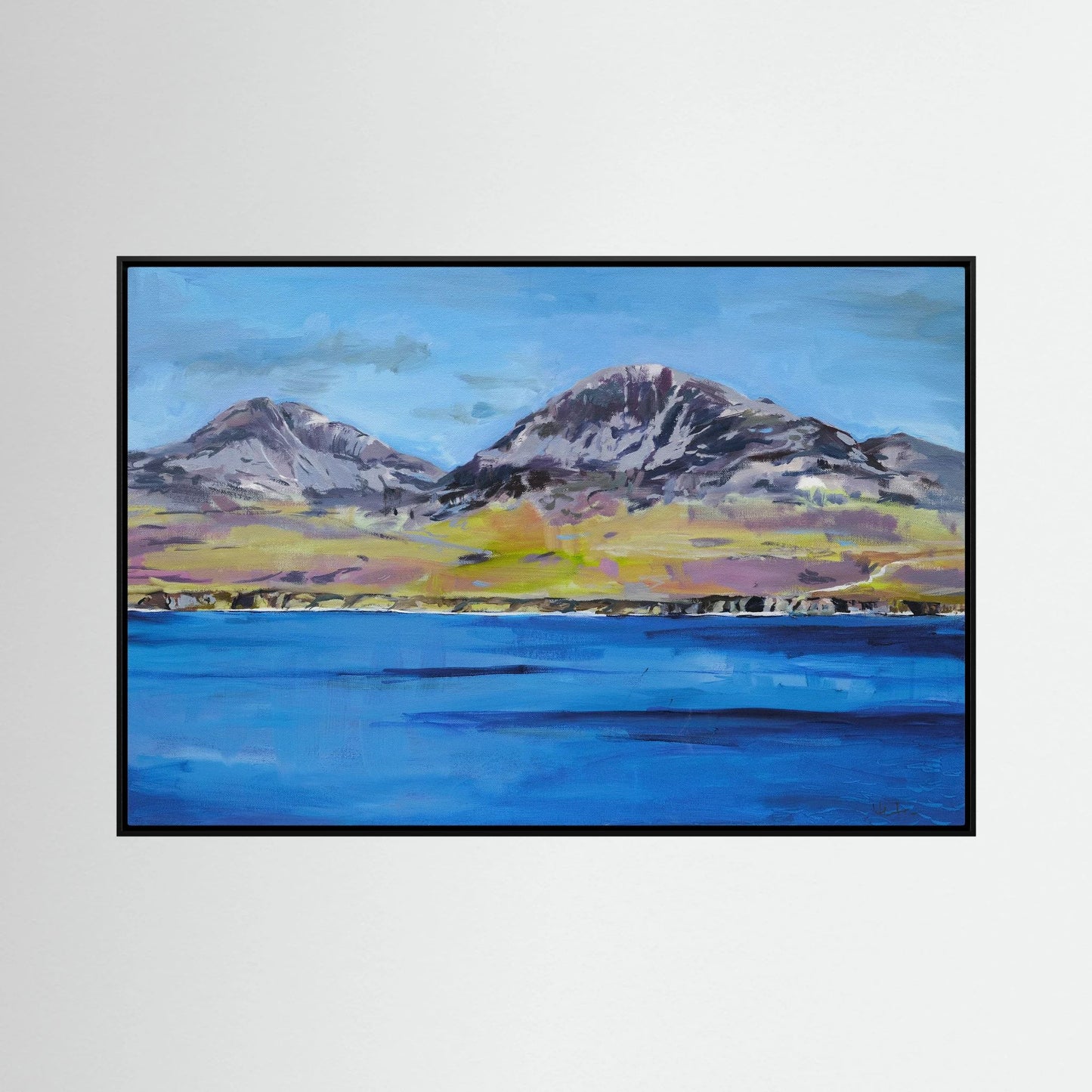 The Paps of Jura, Islay, Fine Art Print on Canvas