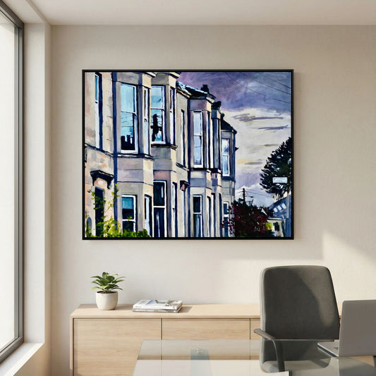 Monkey Puzzle Tree, Glasgow, Fine Art Print on Paper