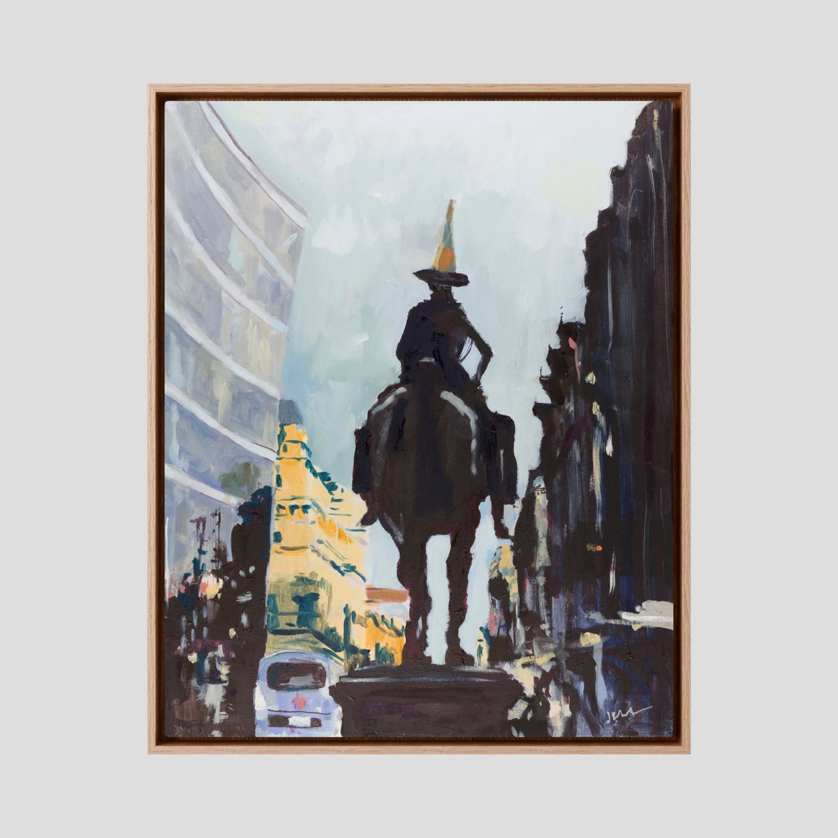 The Duke, Glasgow | Fine Art Print on Paper | Duke of Wellington Statue, Royal Exchange Square