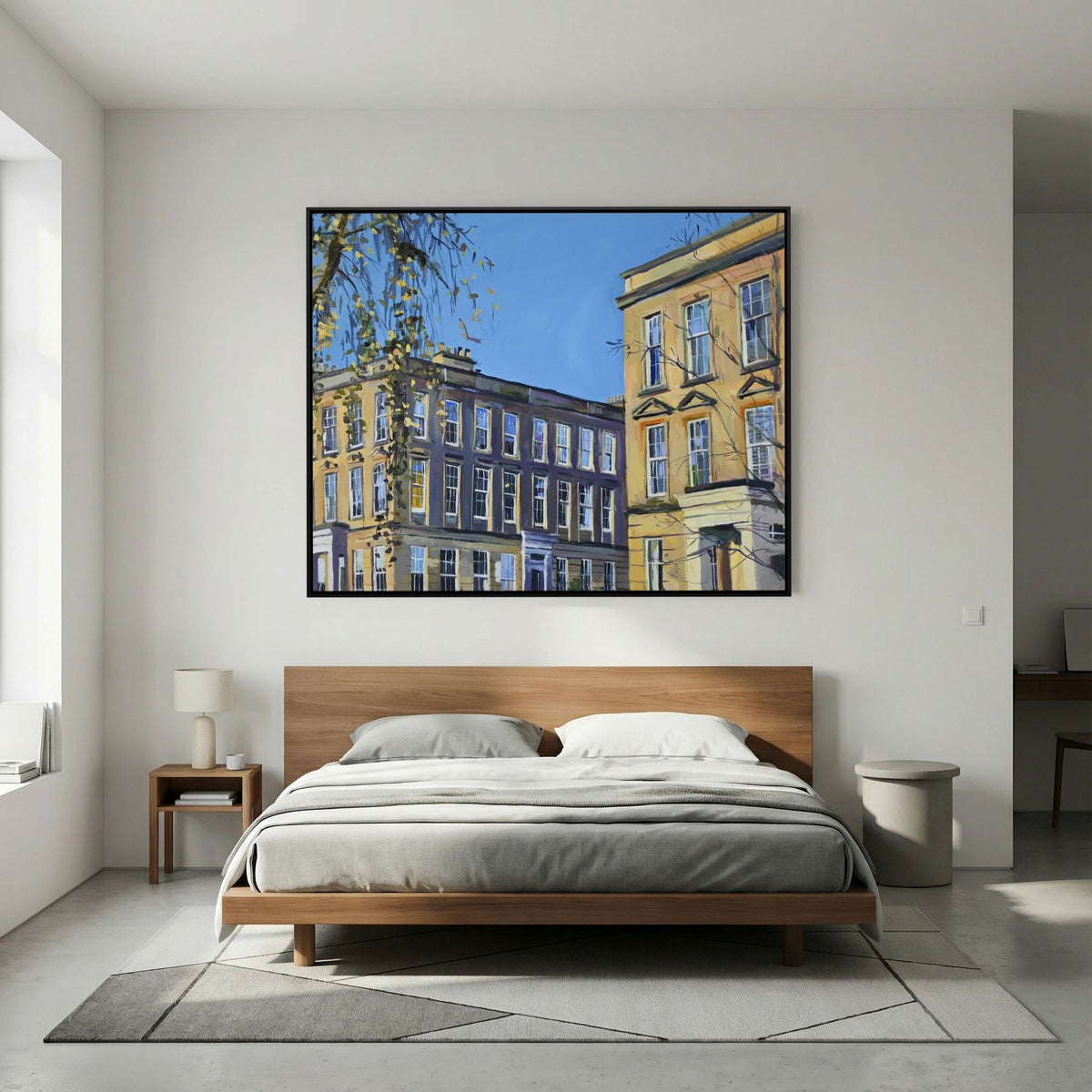 St Vincent Crescent, Finnieston, Glasgow, Fine Art Canvas Print